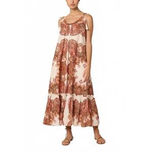 NEW CLEOBELLA women's cindy ankle dress in white multi